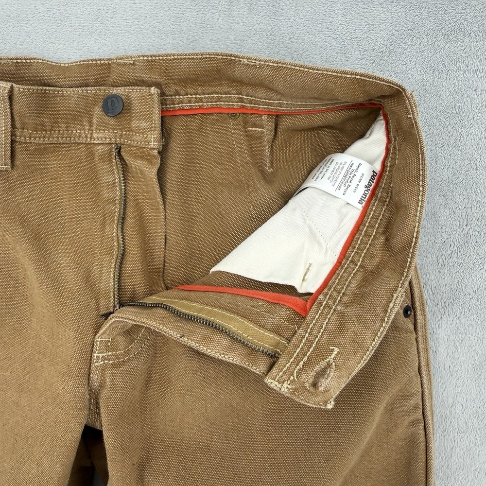 Patagonia Pants Womens 30 Iron Forge Hemp Canvas Double Knees Brown Outdoor - Picture 3 of 15